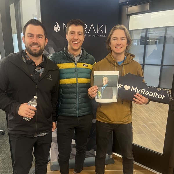 Closing day photo with clients