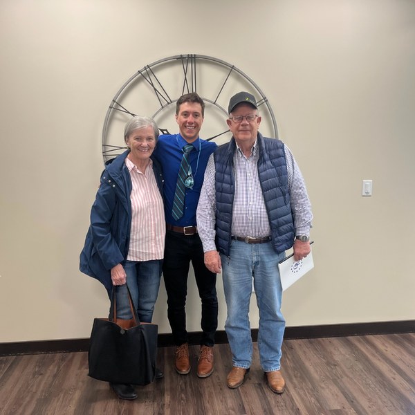 Closing day photo with clients