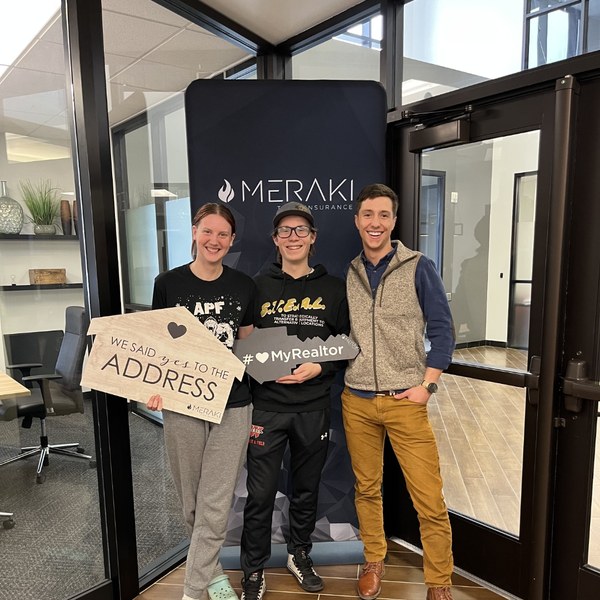 Closing day photo with clients